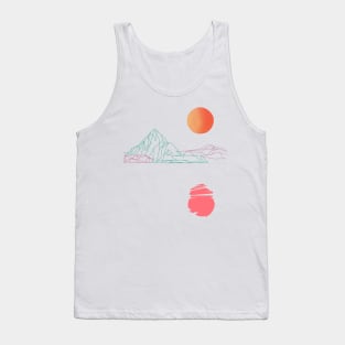 pink sunset Tank Top